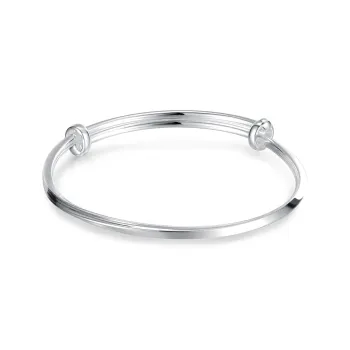 CHIEMOT S999 Fine Silver Bangles Unisex