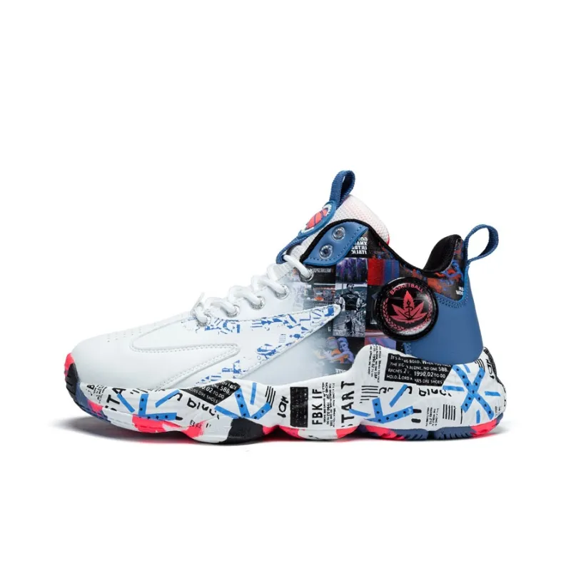 Black tailed Deer Shock Absorbers With Slip Resistant And Abrasion Resistant Properties Mid Top Basketball Shoes Unisex-10