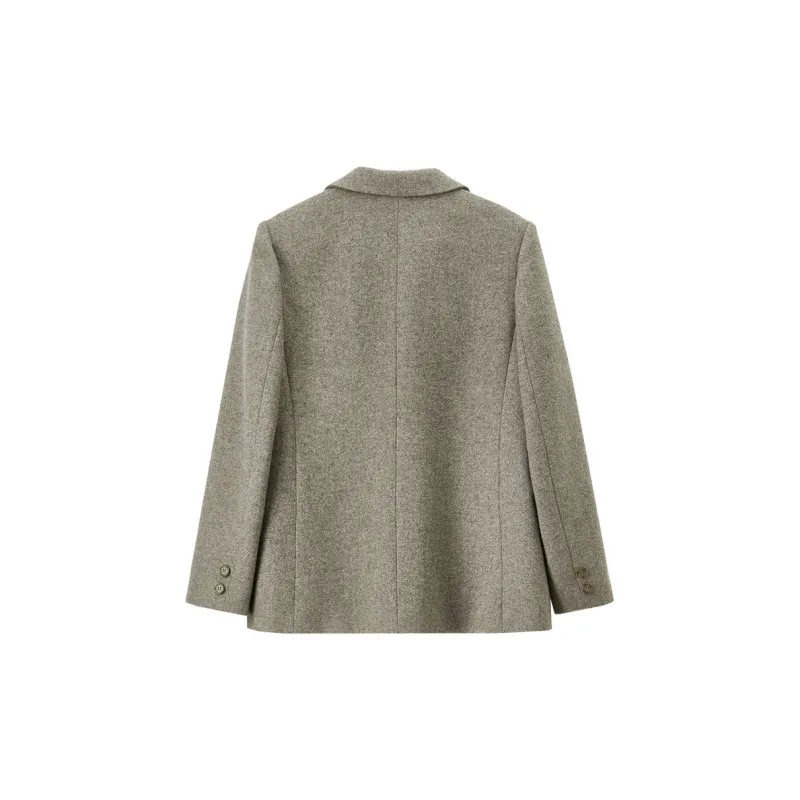 SENTUBILA Coats Women's Green-1