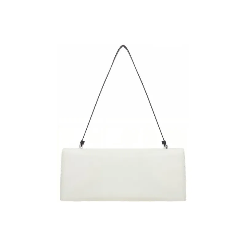JIL SANDER Leather Shoulder Bag Women's White-2