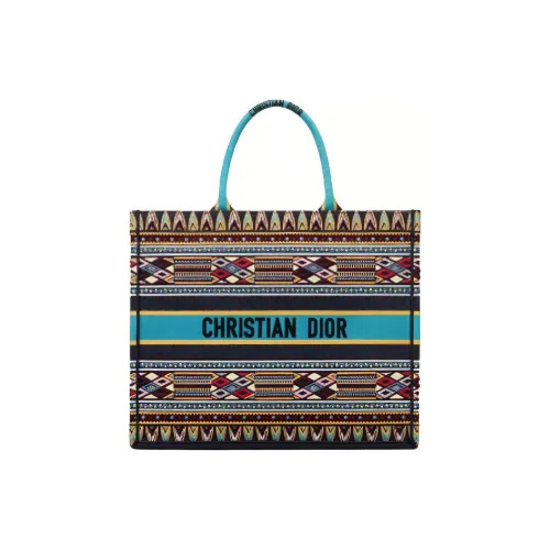 DIOR BookTote Canvas Canvas Bag Tote Bag Shopping Bag Shoulder Bag Handbag Women's Multicolor