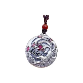 FUYUFU 999 Fine Silver Necklaces Women's