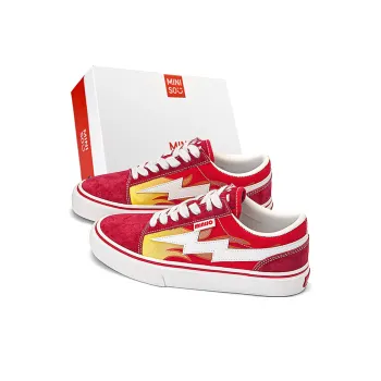 MINISO Lightning M Series Low Top Skateboard Shoes Unisex Flame Red