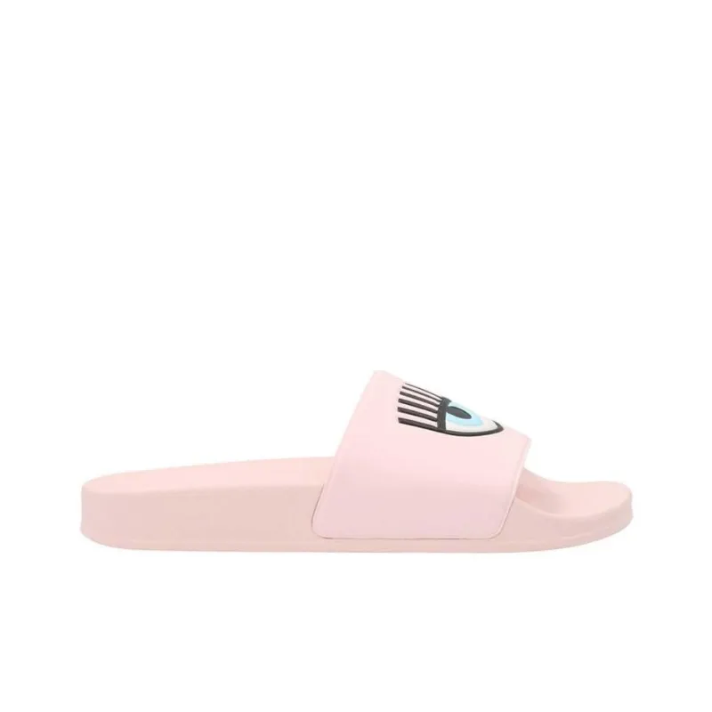 CHIARA FERRAGNI Flirting Eye-print Pool Slides-1