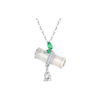 CHOW TAI SENG Chalcedony Jade Necklaces Women's