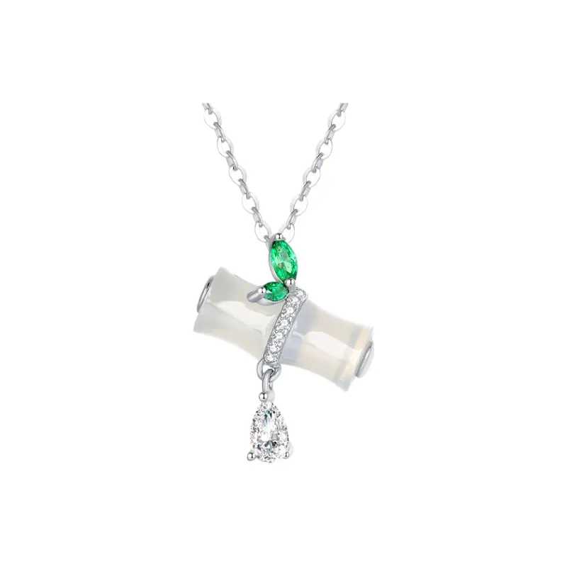 CHOW TAI SENG Chalcedony Jade Necklaces Women's-0
