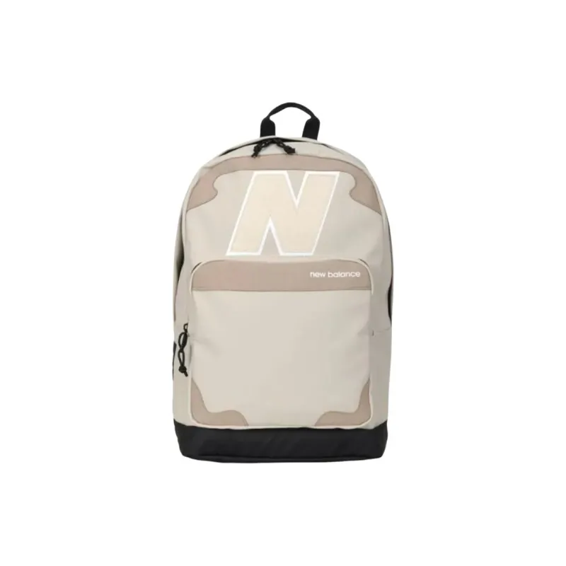 New Balance Polyurethane Backpack Regular Unisex Beige-0