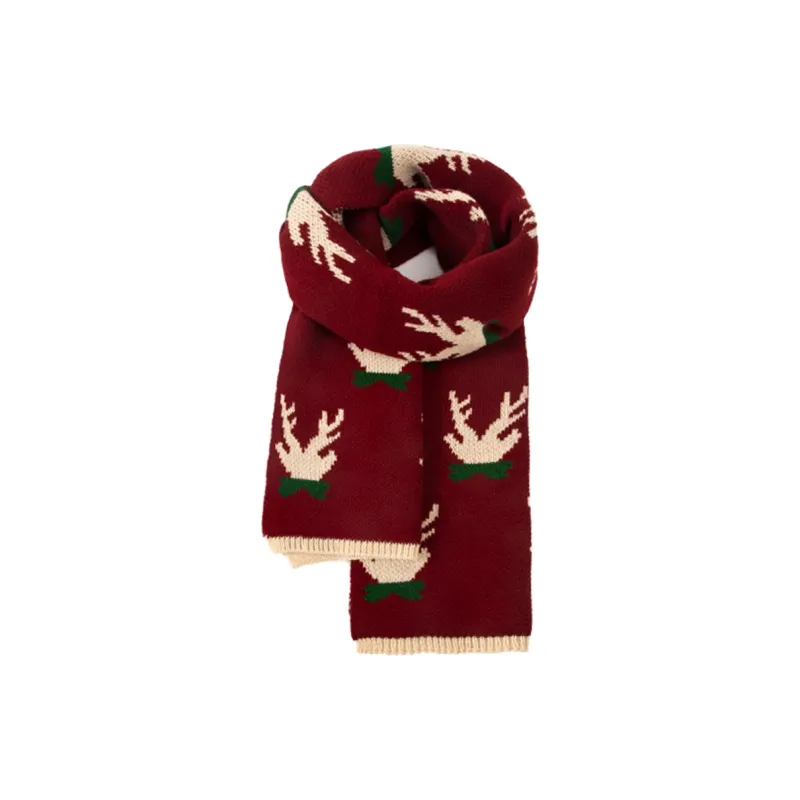 BAIJUAN Knit Scarves Unisex-0