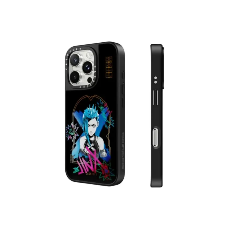 CASETIFY TPU+PC Material Steam Punk Style Jinx Phone Cases Compatibility With Apple 15/16 Collection-1