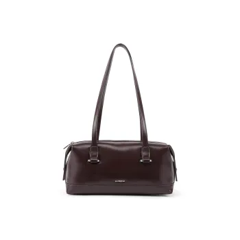 LA FESTIN Synthetic Leather Bowling Bag, Handbag, Shoulder Bag Medium Size Women's Multicolor