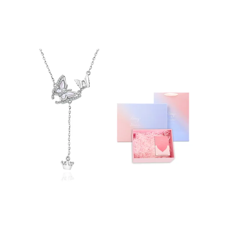 Disney S925 Silver Necklaces Women's-13