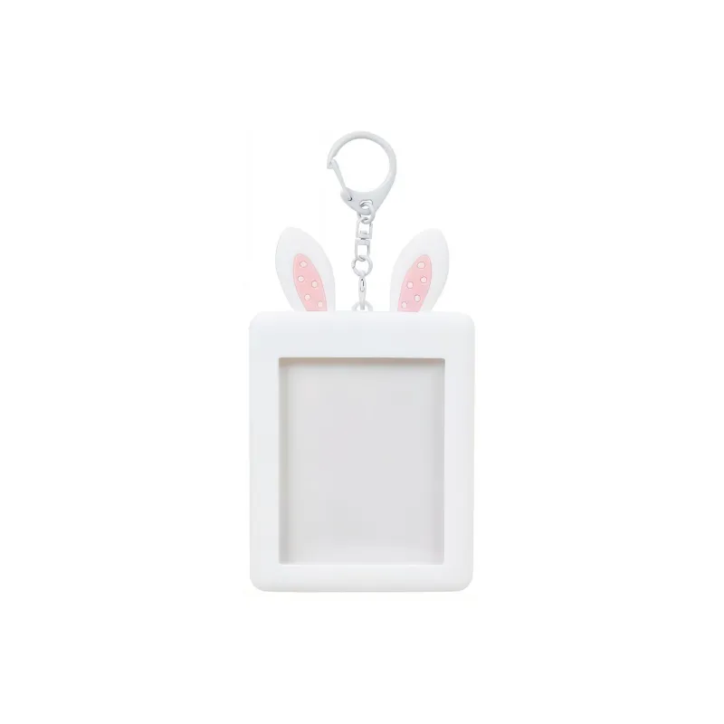 Sanrio ABS With Silicone Card Holder Regular Unisex White Pink-0