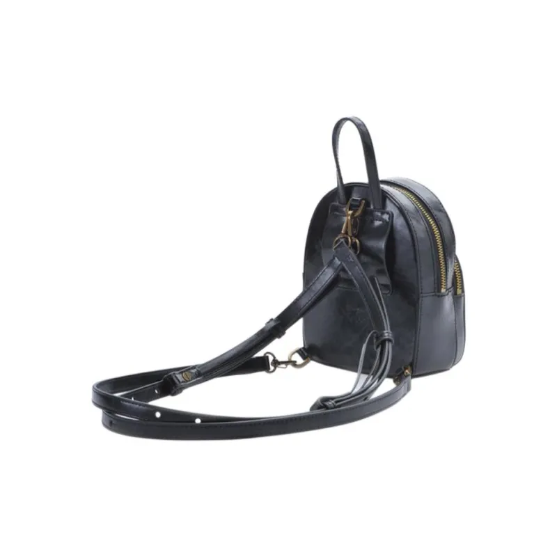 PINKO Leather Backpack Regular Women's Black-2
