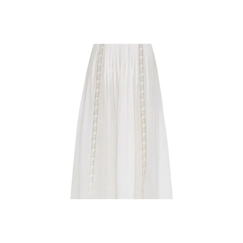 PRADA Short Sleeved Dresses Women's White-3