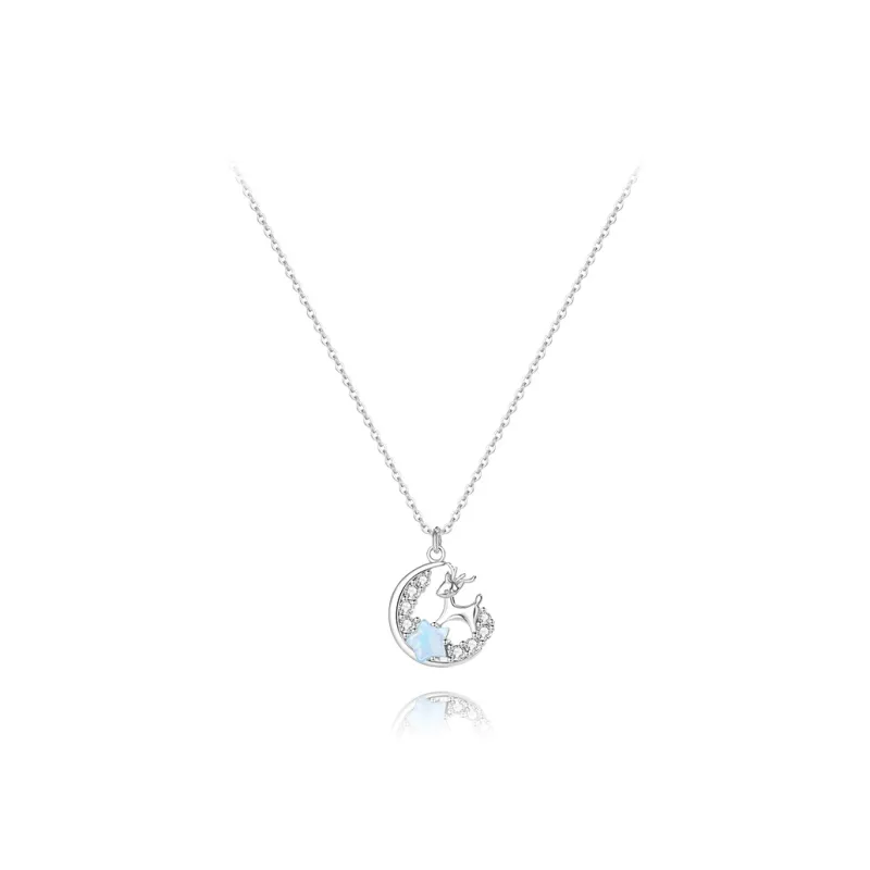 BLANK IN BLANK Zircon Necklaces Women's Birthday-0
