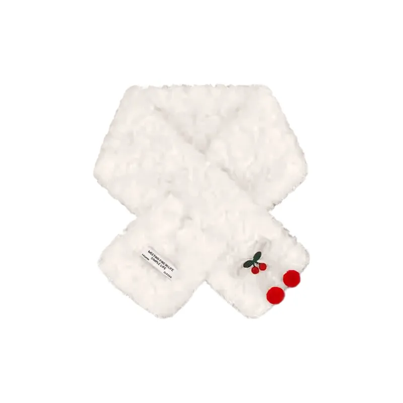 Yalu Polyester Plush Yarn Scarf Unisex Gift Box Set-0