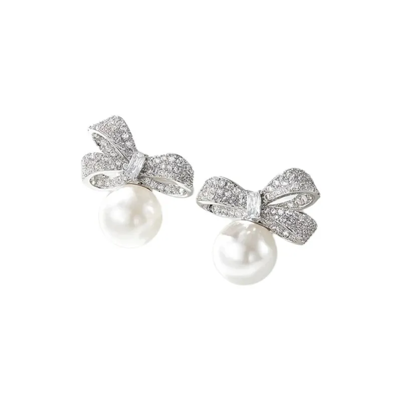 Peach Tea Copper Stud Earrings Women's-0