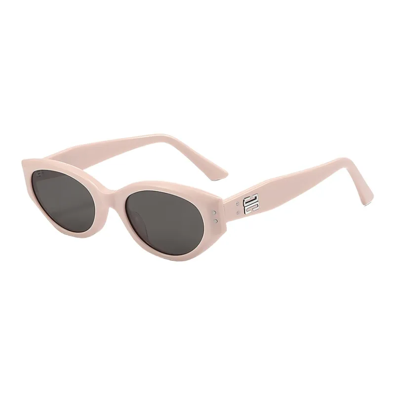 KeiTi Plate Frame Cat Eye Sunglasses Unisex-6
