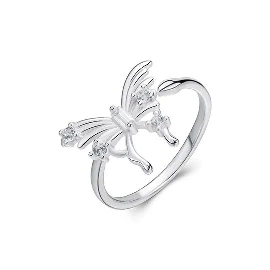 Good Quality S999 Fine Silver Rings Women's-0