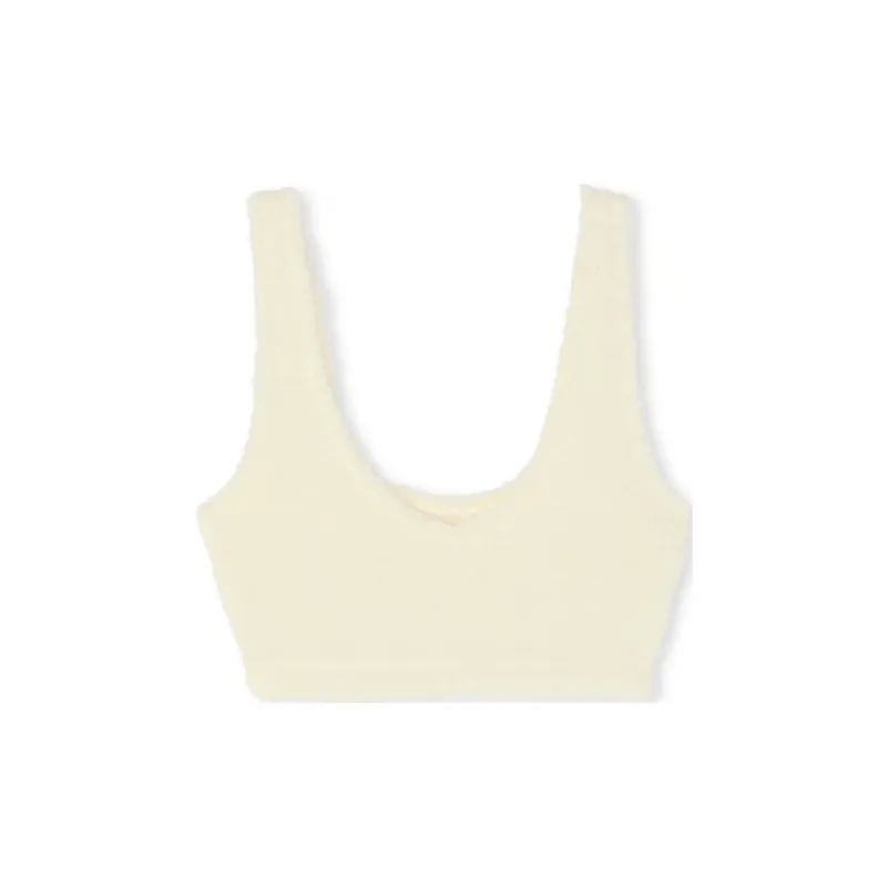 Victoria's Secret PINK Bralettes & Bra Tops Co-ZZZy Fleece Bralette /C Bra Women's Yellow-0