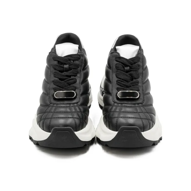 Little Sue Chunky Sneakers Women's Low Top Black/Ecru-4