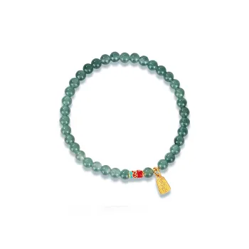 JINLIUFUJIXIANG Ice Glutinous Jadeite Bracelets Unisex