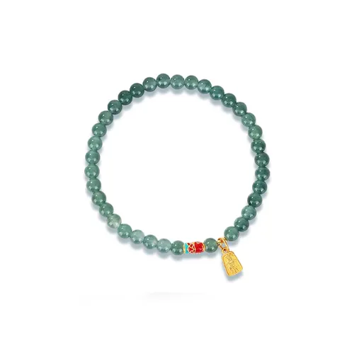 JINLIUFUJIXIANG Ice Glutinous Jadeite Bracelets Unisex