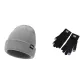 Gray Hood+Black Glove