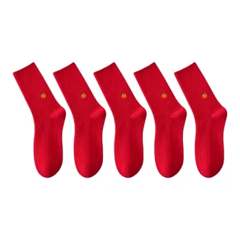 MIIOW Mid Calf Socks Women's 5 Pack