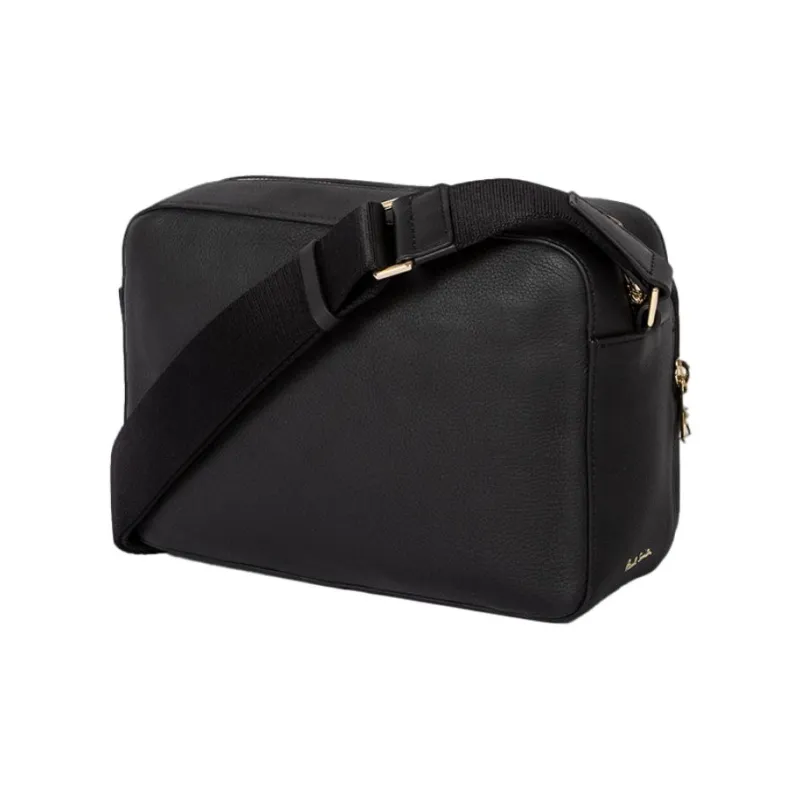 Paul Smith Calfskin Shoulder Bag, Crossbody Bag Men's Black-2