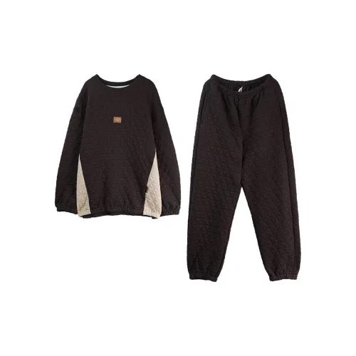 Dorame Pajama Set Men's Dark Coffee