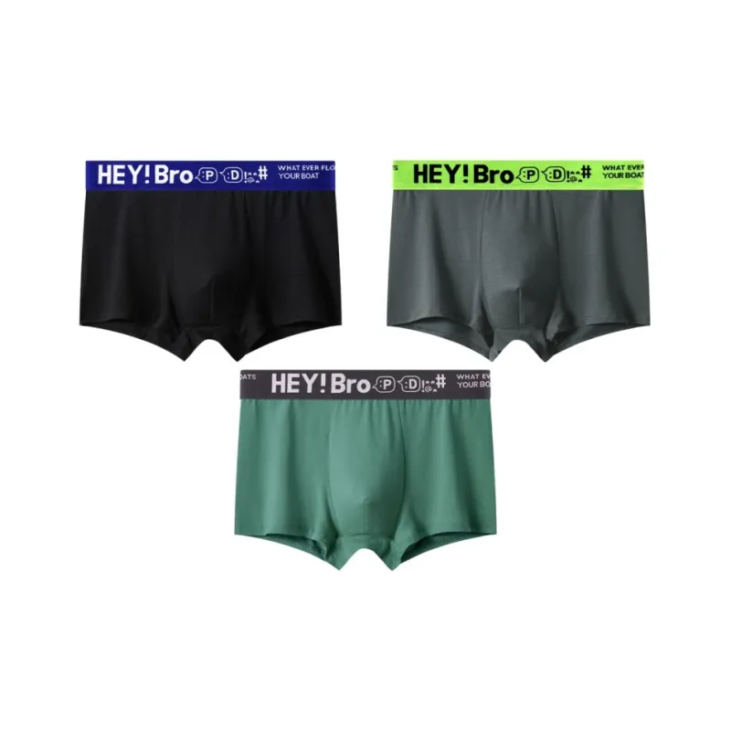 Qiao Ni Tong Underpants Men's 3 Pack-12