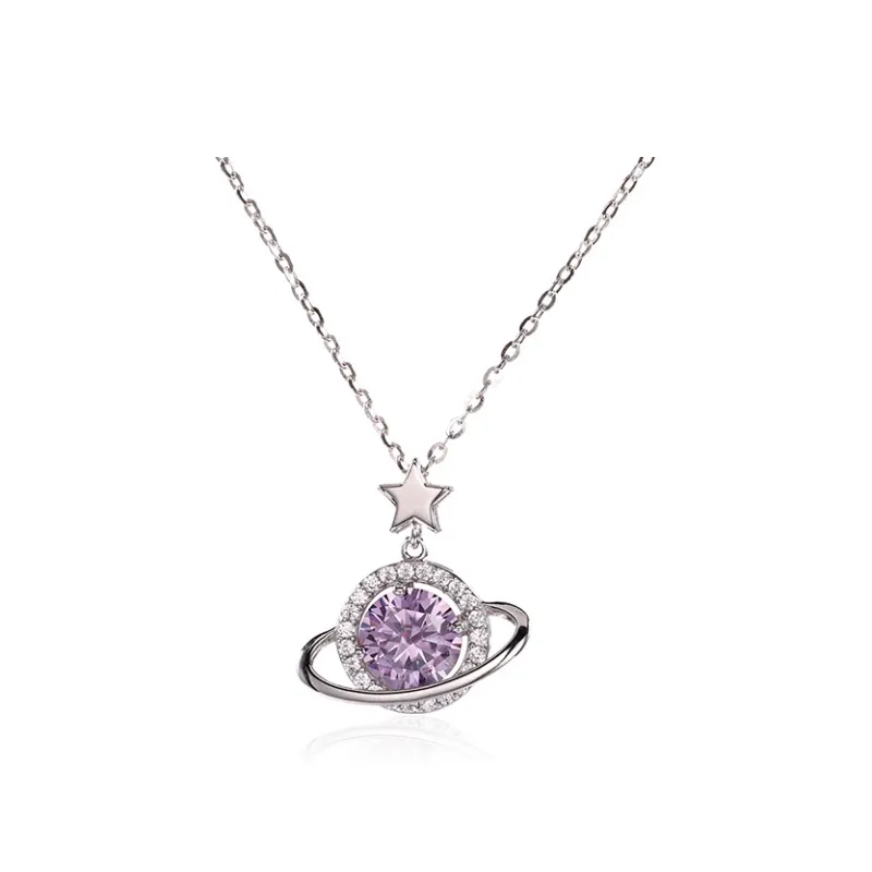 Happy Tide S925 Silver Necklaces Women's-0