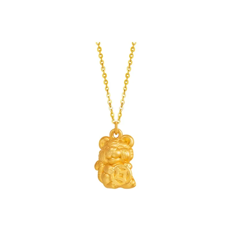 Chongqing Gold Store S925 Silver Necklaces Unisex-7