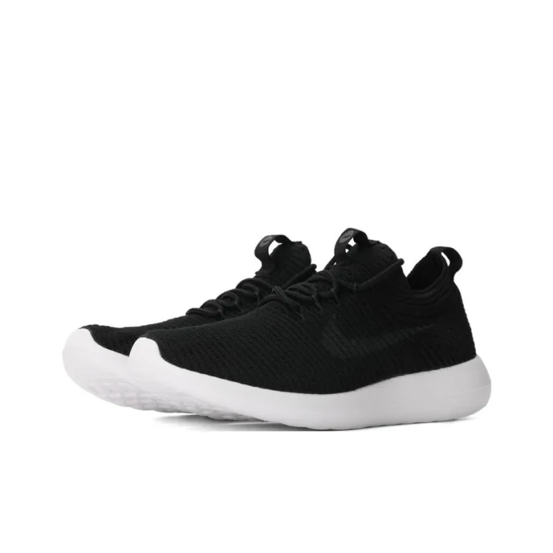 Nike Roshe Two Anti Slip Wear Resistant Low Top Casual Running Shoes Women's Black-2