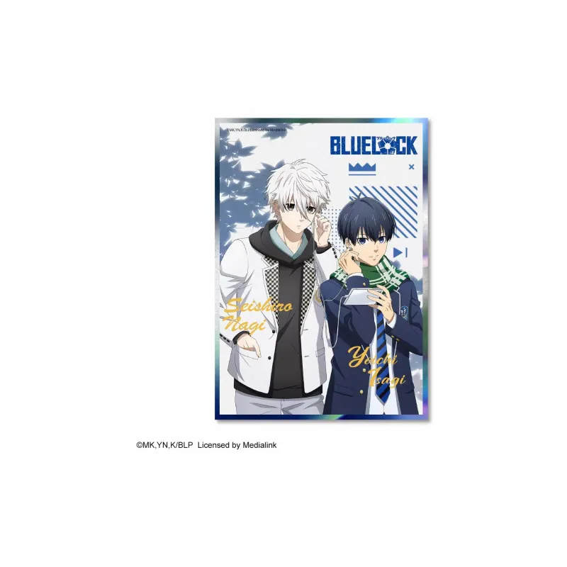MOUXUYY Blue Lock Flash Silver Laser Multiplayer 15*20CM Anime Artboard Prints-13