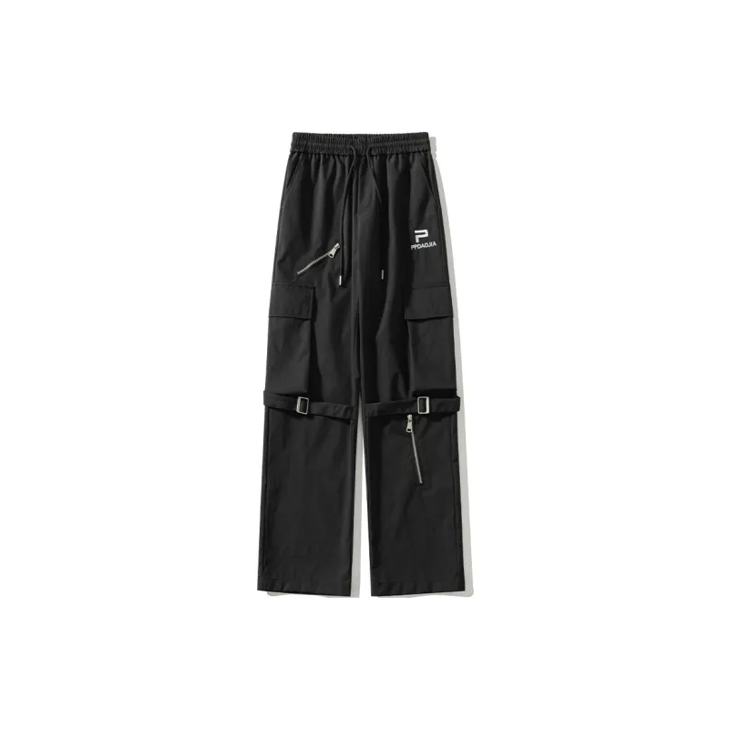 ZONEiD Cargo Pants Unisex Black-1