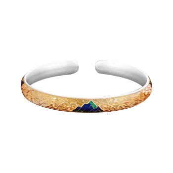 Silver Place 999 Fine Silver Bangles Women's