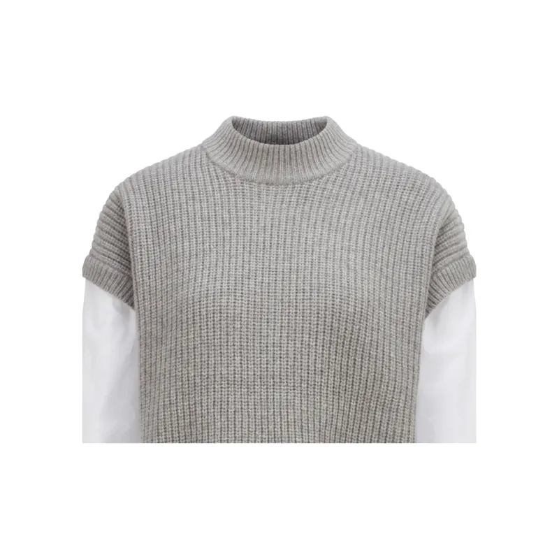 HUGO BOSS Cashmere Sweaters Women's Gray-1