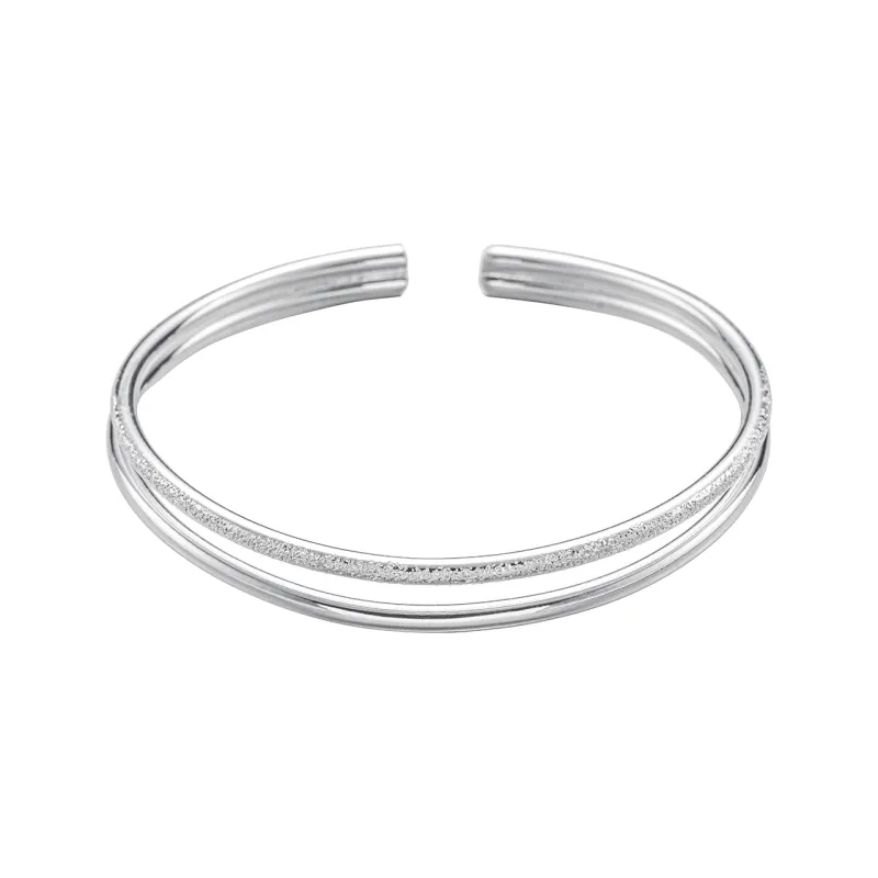 CHIEMOT S999 Fine Silver Bangles Women's-0