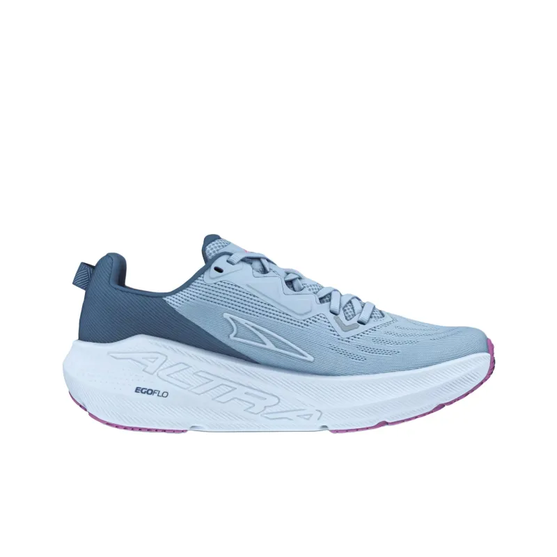Altra Anti Slip Wear Resistant Low Top Running Shoes Women's Light Blue White-1