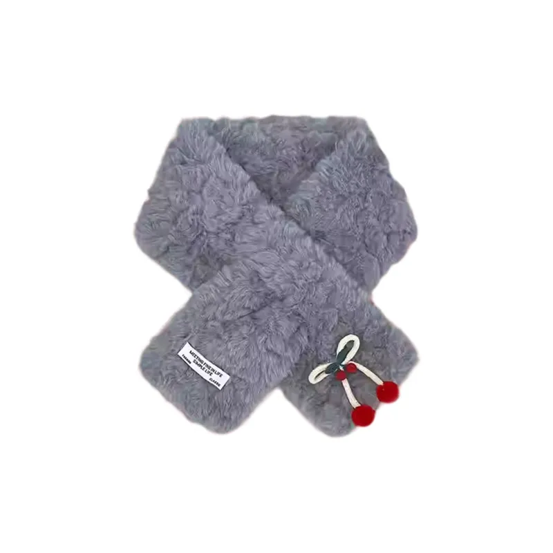 Yalu Polyester Plush Yarn Scarf Unisex Gift Box Set-2