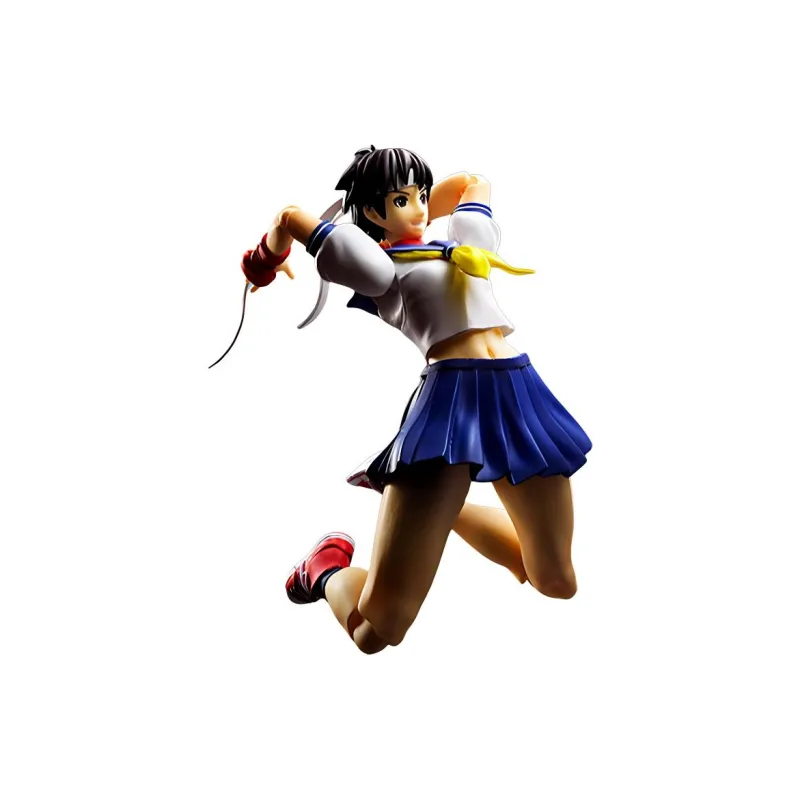BANDAI Shf Street Fighter Sakura Haruno Little Sakura Scale Figures-2