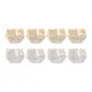 8-Pack (4 Yellow Cream+4 White)