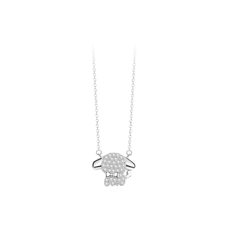 GLOIRE S999 Fine Silver Necklaces Women's Date Versatile Business Casual-30