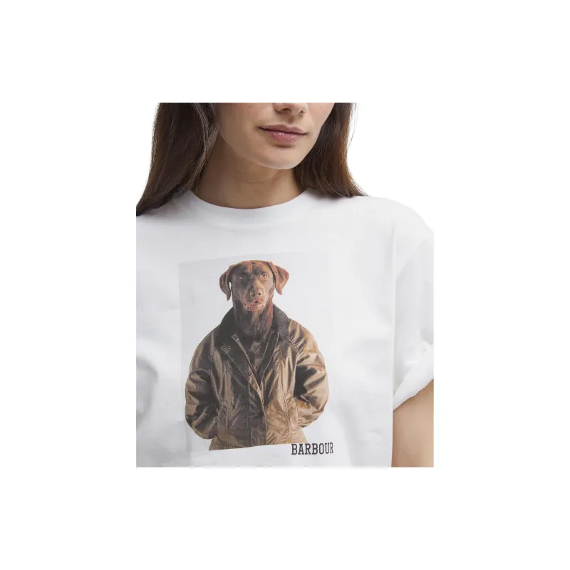 BARBOUR FW24 Regular T Shirt Women's White-1