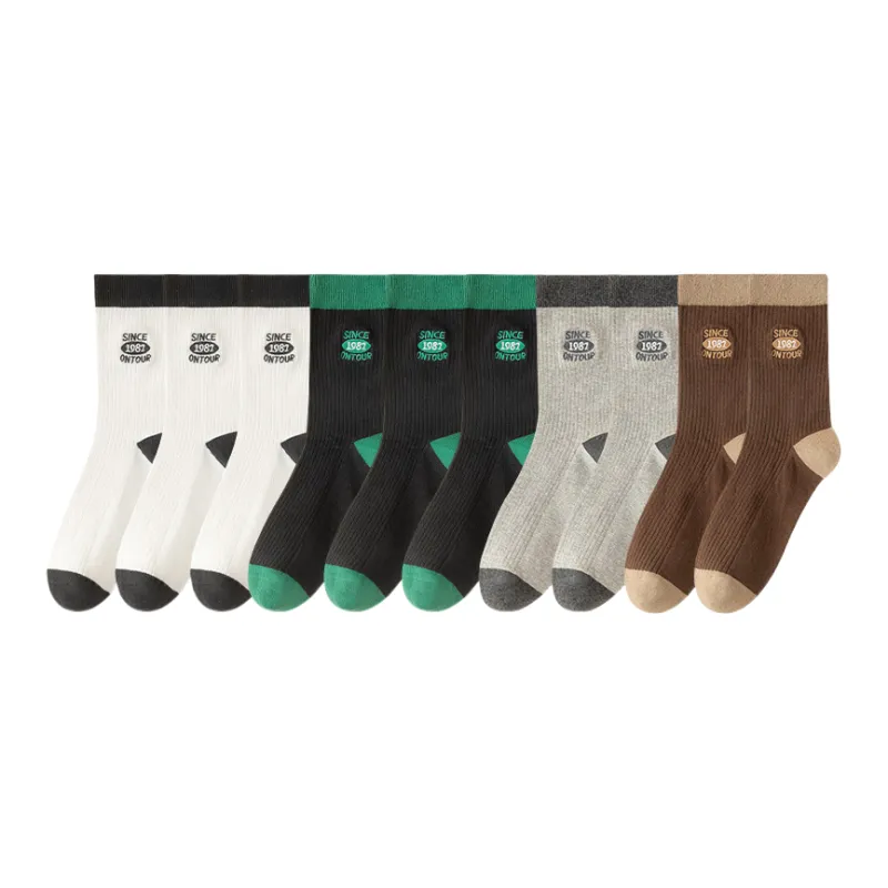 Lan Miao Mid Calf Socks Men's 10 Pack-5