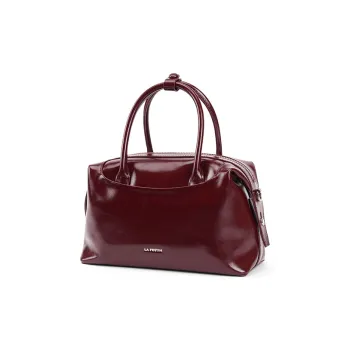 LA FESTIN Cow Head Leather Boston Bag One Shoulder Handbags Medium Size Women's Multicolor