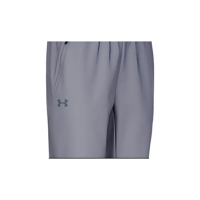 Under Armour Casual Pants Unisex Titanium Gray With Free Necklace-4
