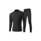 Thin Set (Black) 100% cotton Antibacterial/Windproof Mock Neck